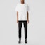 Lookbook Burberry FW22 White Crewneck T-Shirt with Crystal Embellishment. 80643931