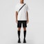 Shop Burberry FW22 White Crewneck T-Shirt with Crystal Embellishment. 80643931
