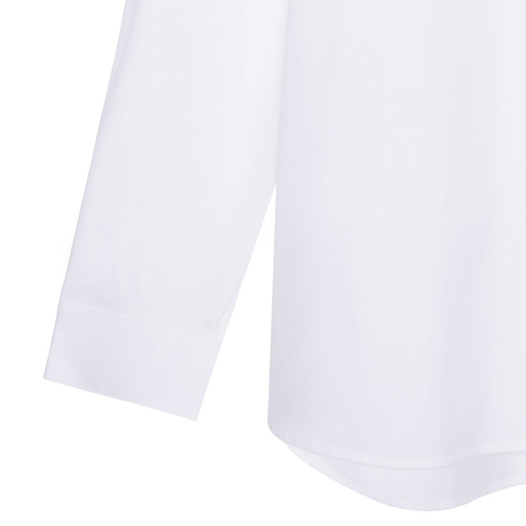 Purchase 버버리 FW22 화이트 자수 로고 포켓 장식 긴팔 셔츠. 80618601