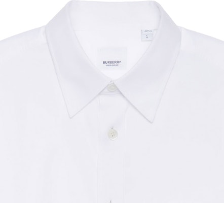 버버리 FW22 화이트 자수 로고 포켓 장식 긴팔 셔츠. 80618601 Details for 버버리 FW22 화이트 자수 로고 포켓 장식 긴팔 셔츠. 80618601