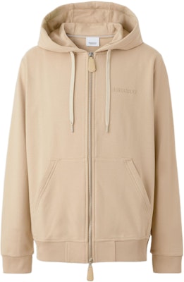Burberry FW22 Zip-Up Hoodie Solid Color Logo Print - Khaki Brown. 80626221 Buy Burberry FW22 Zip-Up Hoodie Solid Color Logo Print - Khaki Brown. 80626221