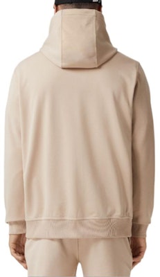 Burberry FW22 Zip-Up Hoodie Solid Color Logo Print - Khaki Brown. 80626221 Lookbook Burberry FW22 Zip-Up Hoodie Solid Color Logo Print - Khaki Brown. 80626221
