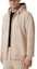 Purchase Burberry FW22 Zip-Up Hoodie Solid Color Logo Print - Khaki Brown. 80626221