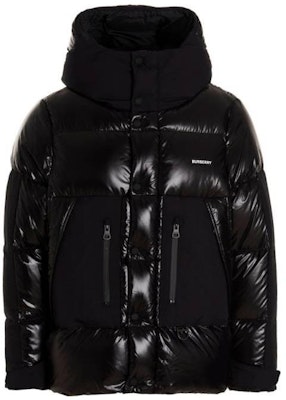 Burberry FW22 Alphabet Logo Print Hooded Down Jacket Black Outerwear. 80606621 Order Burberry FW22 Alphabet Logo Print Hooded Down Jacket Black Outerwear. 80606621