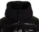 Purchase Burberry FW22 Alphabet Logo Print Hooded Down Jacket Black Outerwear. 80606621