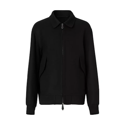 Burberry FW22 Black Solid Dual-Zip Long-Sleeve Jacket 80582451