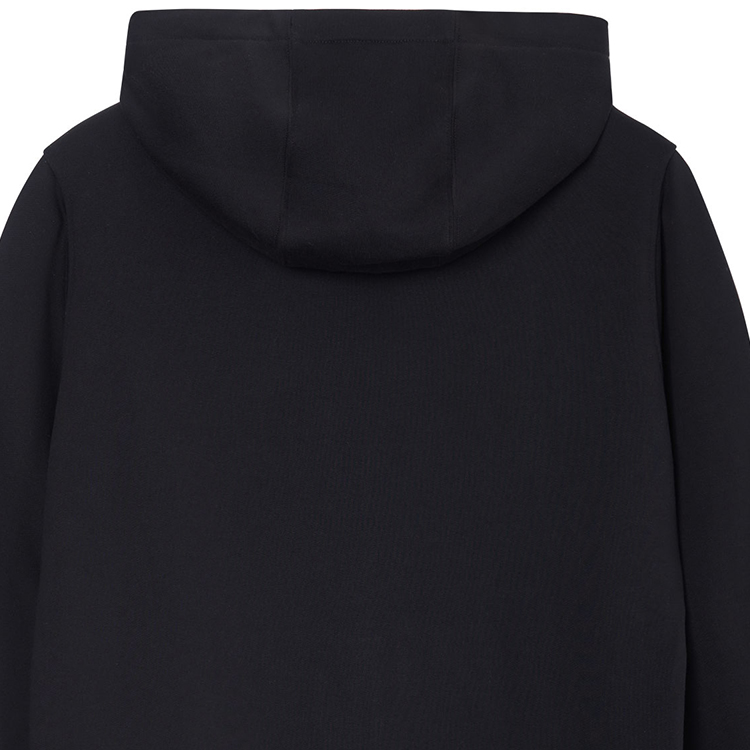 Burberry FW22 Black Solid Logo Hoodie for Men. 80259131 圖 4