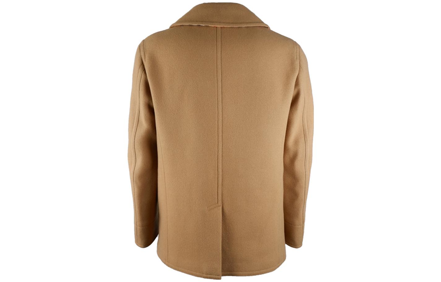 Lookbook Burberry FW22 Brown Double-Breasted Mid-Length Coat for Men. 80363271