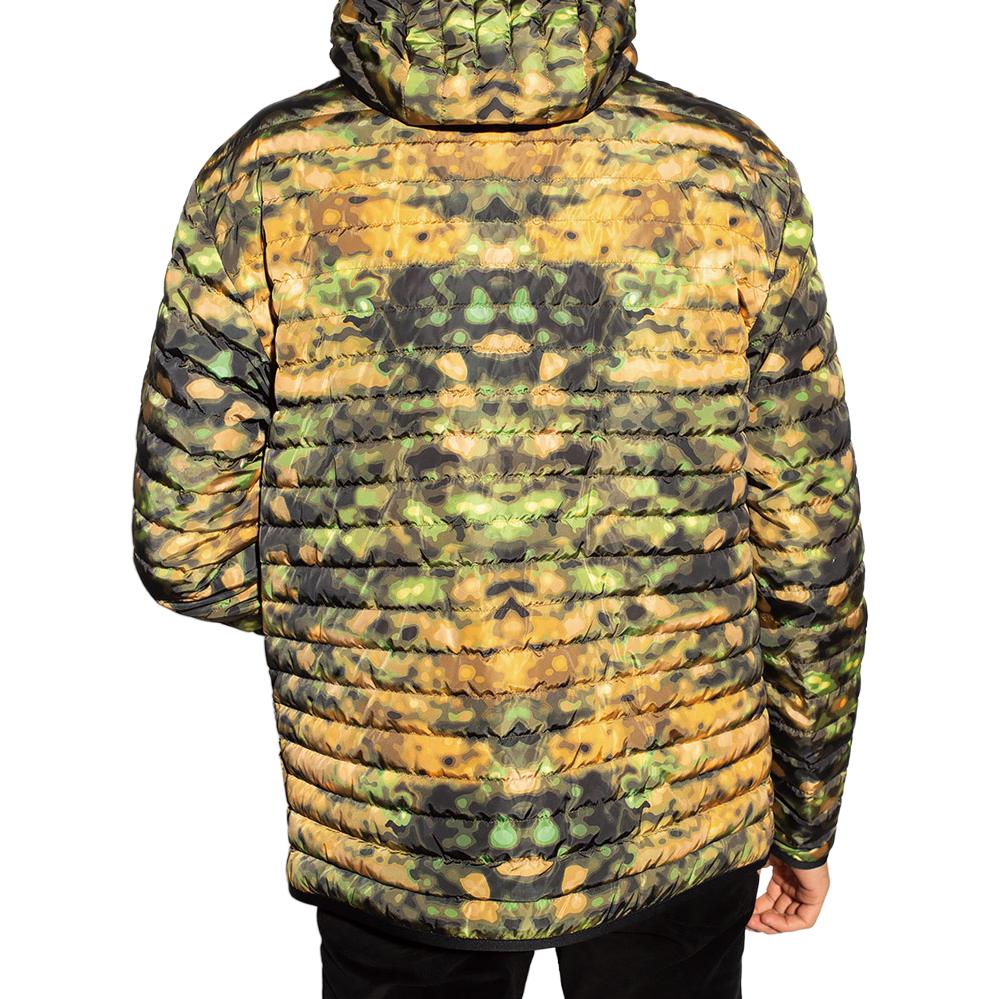 Burberry FW22 Camo Logo Printed Hooded Down Jacket Green Mens 80427921 圖 5