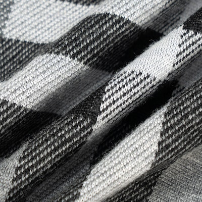 Burberry FW22 Check Colorblock Striped Jacquard Knit Cardigan Men Grey 80587441 Cheap Burberry FW22 Check Colorblock Striped Jacquard Knit Cardigan Men Grey 80587441