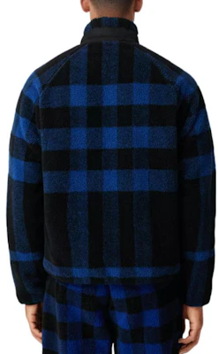 Burberry FW22 格紋拼接拉鍊外套 藍色 80596831 Lookbook Burberry FW22 格紋拼接拉鍊外套 藍色 80596831