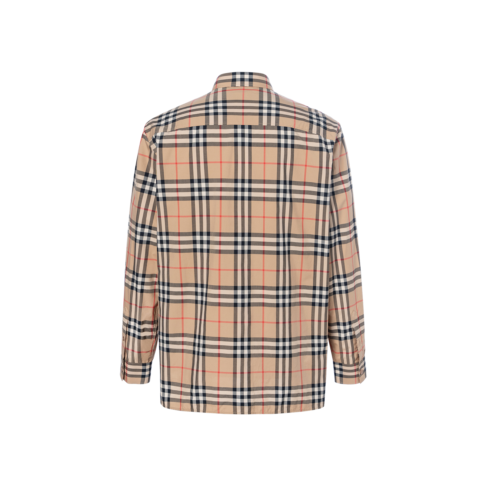 Burberry FW22 Check Pattern Long Sleeve Shirt Brown  Style. 80574611 圖 2