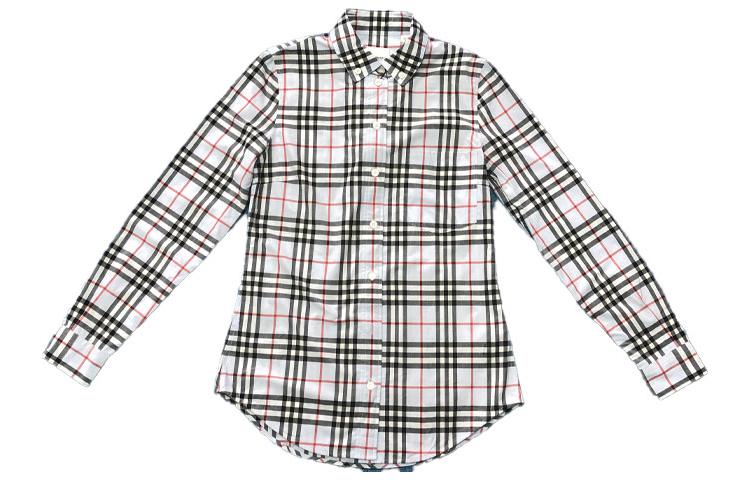 Burberry FW22 Check Print Long-Sleeve Shirt  Multicolor. 80113941 圖 2
