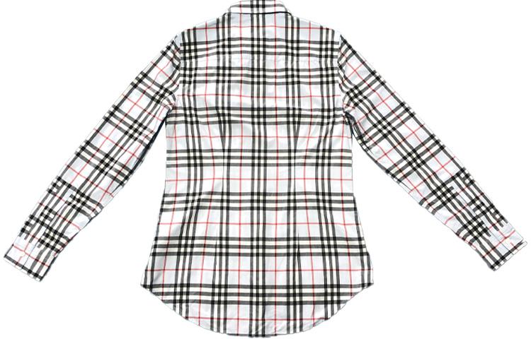 Burberry FW22 Check Print Long-Sleeve Shirt  Multicolor. 80113941 圖 3