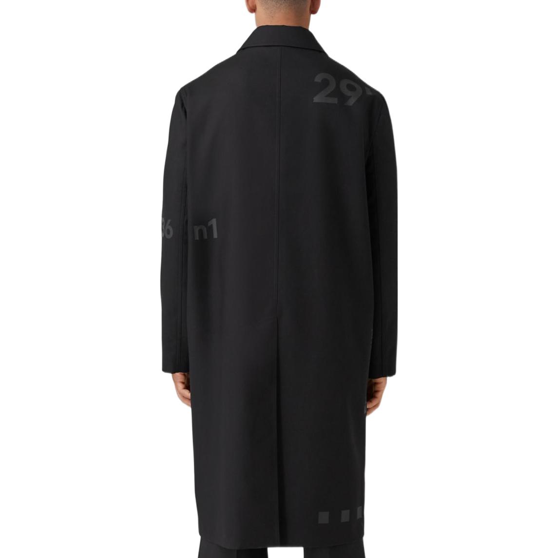 Burberry FW22 Coordinates Digital Print Single-Breasted Coat Black Menswear. 80608861 圖 5