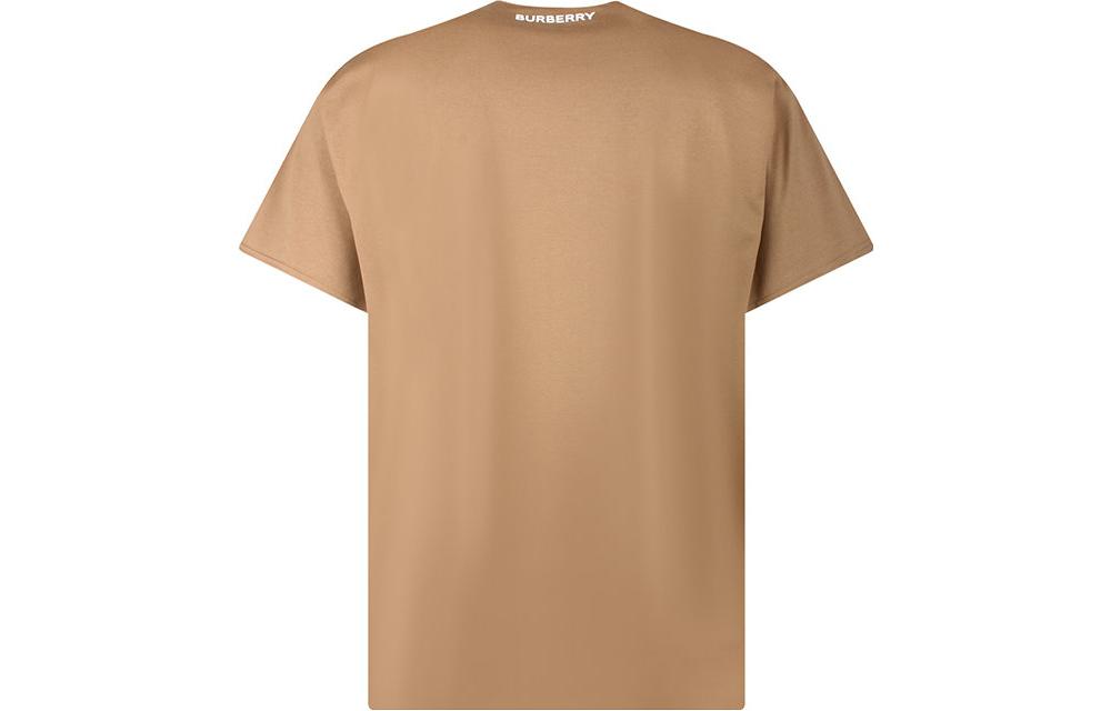 Burberry FW22 Deer Printed Casual Short Sleeve T-Shirt Khaki . 80575331 圖 3