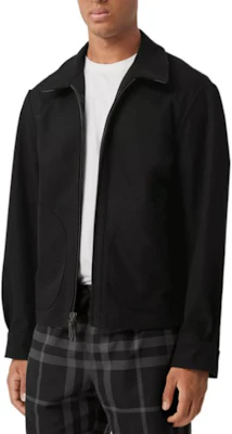 博柏利 FW22 双面拉链格纹翻领夹克 灰色 男装 80586031 Details for 博柏利 FW22 双面拉链格纹翻领夹克 灰色 男装 80586031