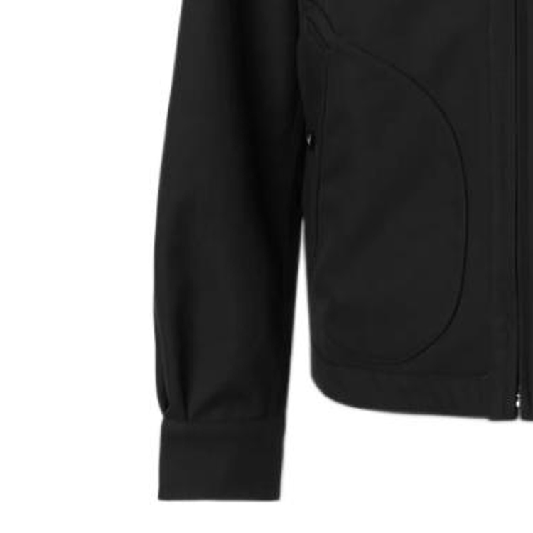 Sizing 博柏利 FW22 双面拉链格纹翻领夹克 灰色 男装 80586031