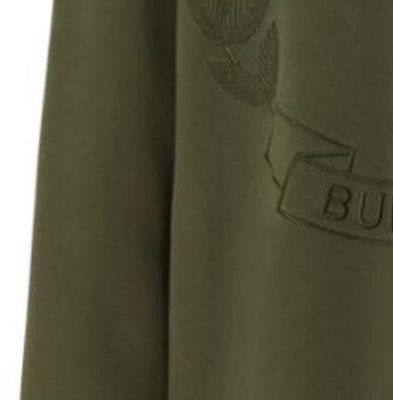 Burberry FW22 Green Embroidered Oak Leaf Pullover Sweatshirt for Men. 80612861 Sizing Burberry FW22 Green Embroidered Oak Leaf Pullover Sweatshirt for Men. 80612861