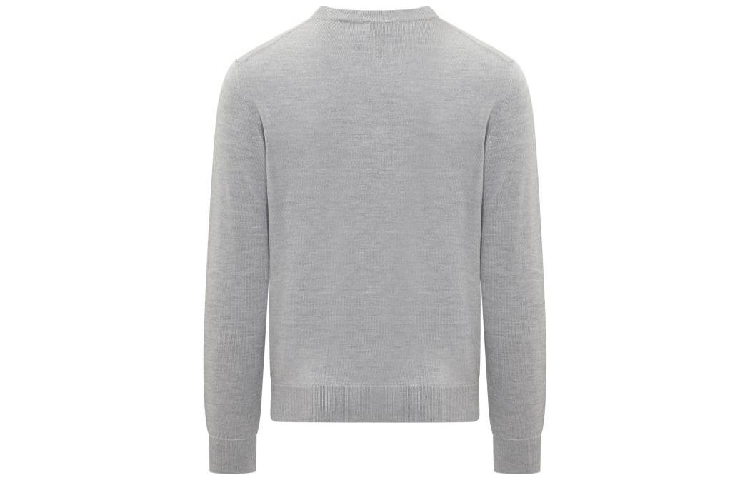 Burberry FW22 Grey Logo Intarsia Wool Crewneck Sweater  Sweater. 80548971 圖 3