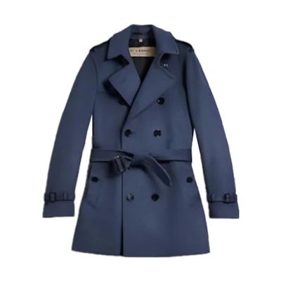 Burberry FW22 Kensington Double-Breasted Long Coat in Solid Color. 40519741