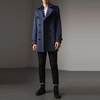 Burberry FW22 Kensington Double-Breasted Long Coat in Solid Color. 40519741 Purchase Burberry FW22 Kensington Double-Breasted Long Coat in Solid Color. 40519741