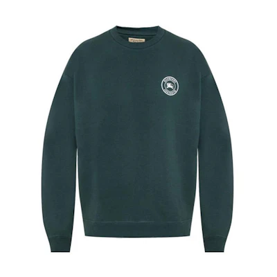 Burberry FW22 Logo Crewneck Long Sleeve Sweatshirt Green - . 80040241