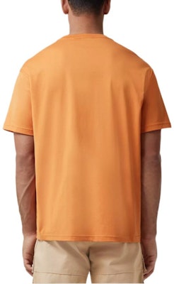 Burberry FW22 Logo Leaf Badge Loose Fit Orange T-Shirt for Men. 80632031 Purchase Burberry FW22 Logo Leaf Badge Loose Fit Orange T-Shirt for Men. 80632031
