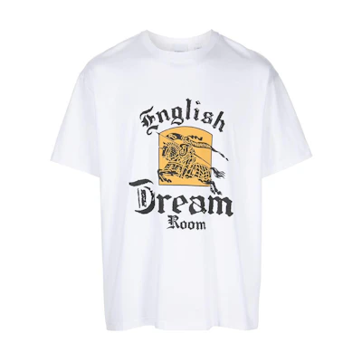 Burberry FW22 Logo Print Crew Neck T-Shirt White . 80609371