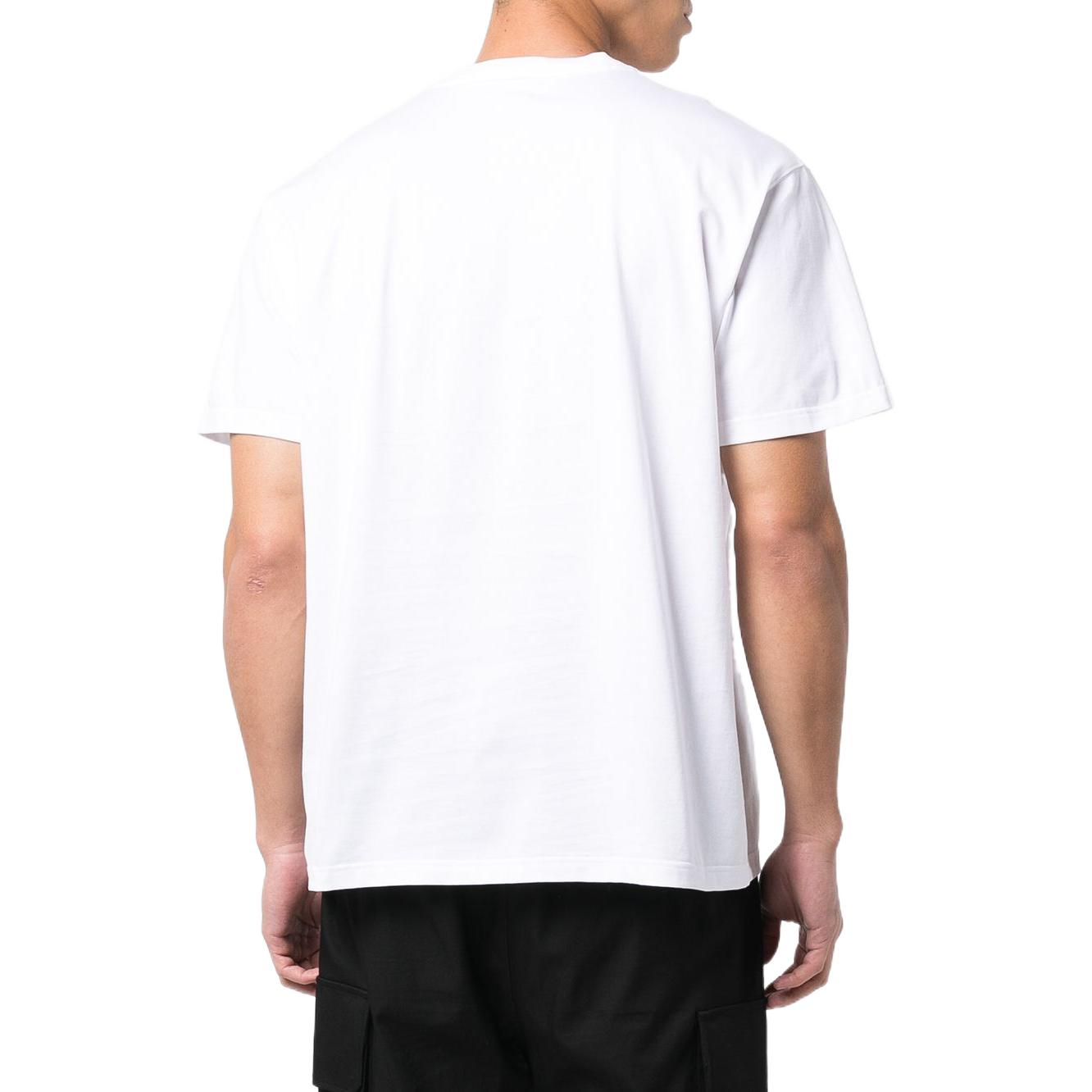 Burberry FW22 Logo Print Crew Neck T-Shirt White . 80609371 圖 4