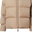 Details for Burberry FW22 Logo Print Puffer Jacket Warm High Collar Beige Brown 80585421