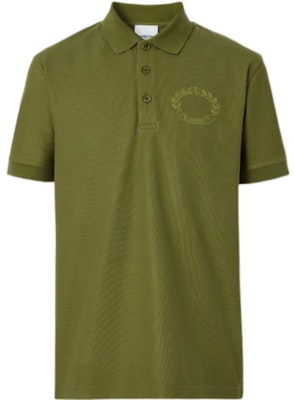 Burberry Baju Polo Hijau Lengan Pendek Logo Cetakan FW22 80651811 Buy Burberry Baju Polo Hijau Lengan Pendek Logo Cetakan FW22 80651811