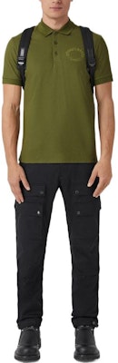 Burberry Baju Polo Hijau Lengan Pendek Logo Cetakan FW22 80651811 Lookbook Burberry Baju Polo Hijau Lengan Pendek Logo Cetakan FW22 80651811