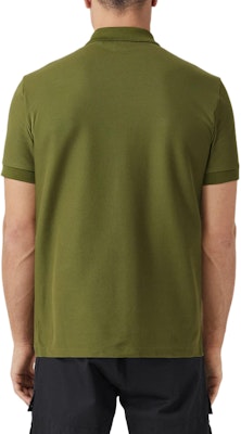 Burberry Baju Polo Hijau Lengan Pendek Logo Cetakan FW22 80651811 Shop Burberry Baju Polo Hijau Lengan Pendek Logo Cetakan FW22 80651811