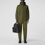 Lookbook Burberry FW22 Minimalist Green Hooded Jacket with Logo Detail for Men. 80559531