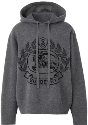 Burberry FW22 Monogram Logo Jacquard Hoodie Sweater Men’s Dark Grey. 80636621 Order Burberry FW22 Monogram Logo Jacquard Hoodie Sweater Men’s Dark Grey. 80636621