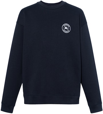 Burberry FW22 Navy Blue Crewneck Sweatshirt with Equestrian Logo Unisex. 80362861 Buy Burberry FW22 Navy Blue Crewneck Sweatshirt with Equestrian Logo Unisex. 80362861