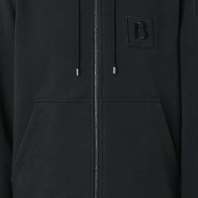 巴宝莉FW22海军蓝字母印花连帽夹克男士休闲外套。 80618561 Details for 巴宝莉FW22海军蓝字母印花连帽夹克男士休闲外套。 80618561