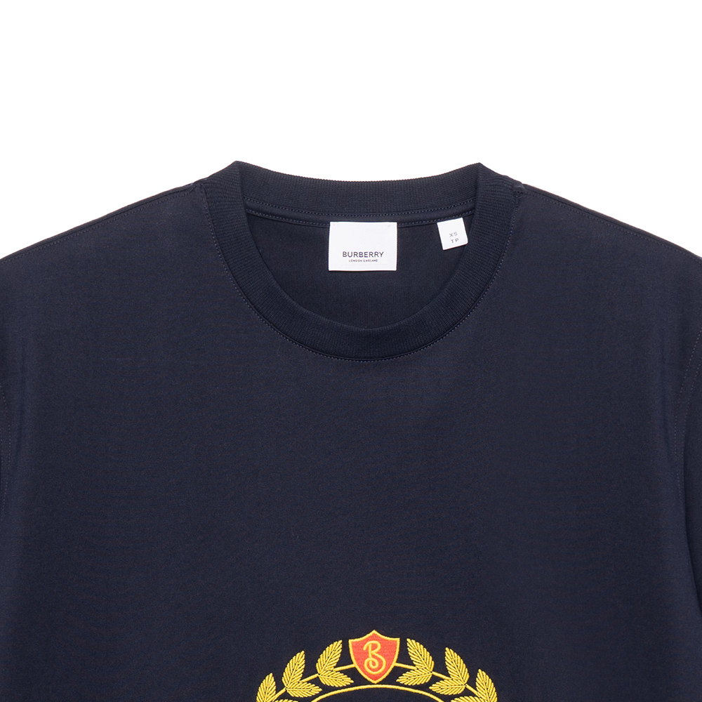Burberry FW22 Oak Leaf Crest Crewneck T-Shirt Deep Charcoal Blue  Tee. 80612921 圖 7