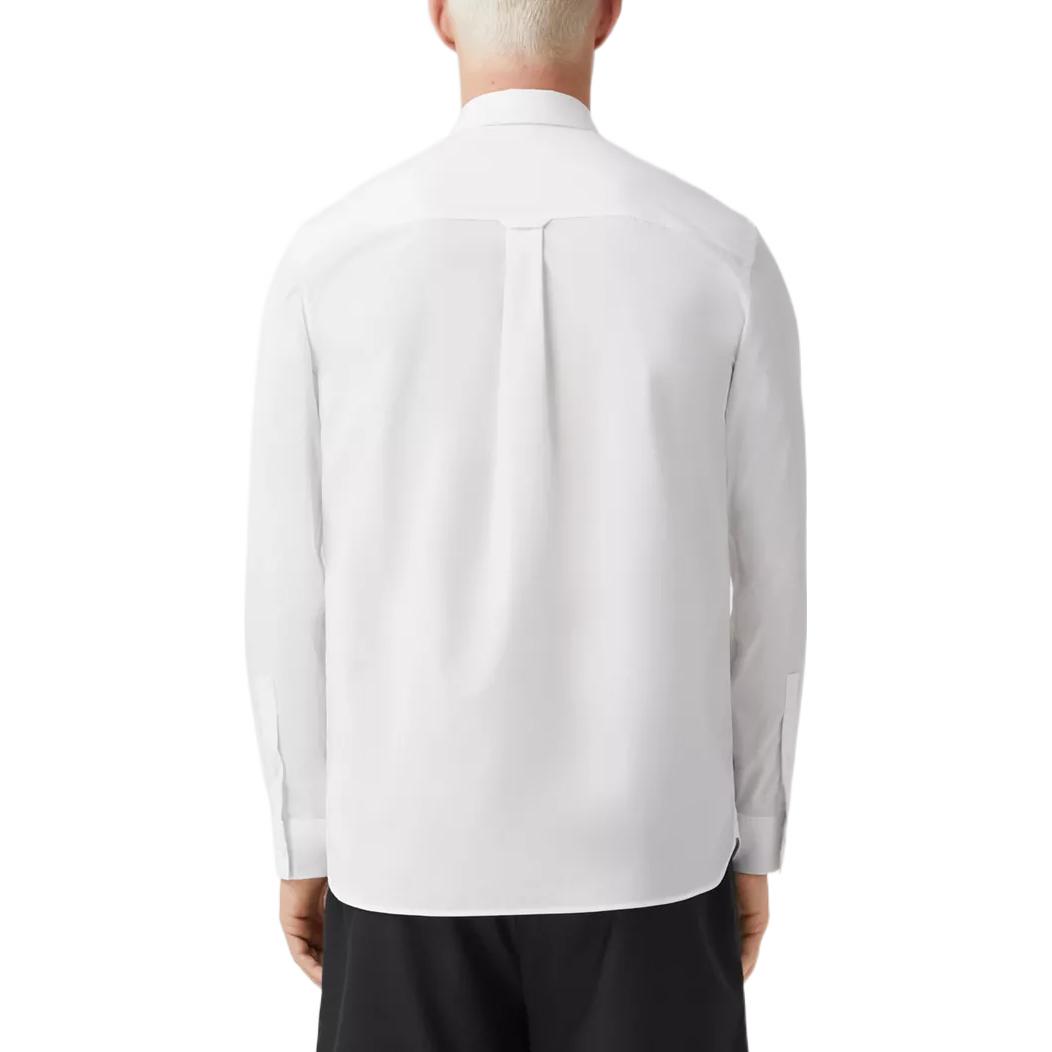 Lookbook 버버리 FW22 오크 리프 자수 화이트 긴팔 셔츠 80648741