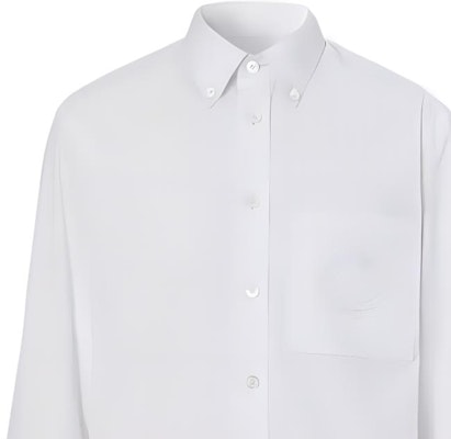 버버리 FW22 오크 리프 자수 화이트 긴팔 셔츠 80648741 Purchase 버버리 FW22 오크 리프 자수 화이트 긴팔 셔츠 80648741