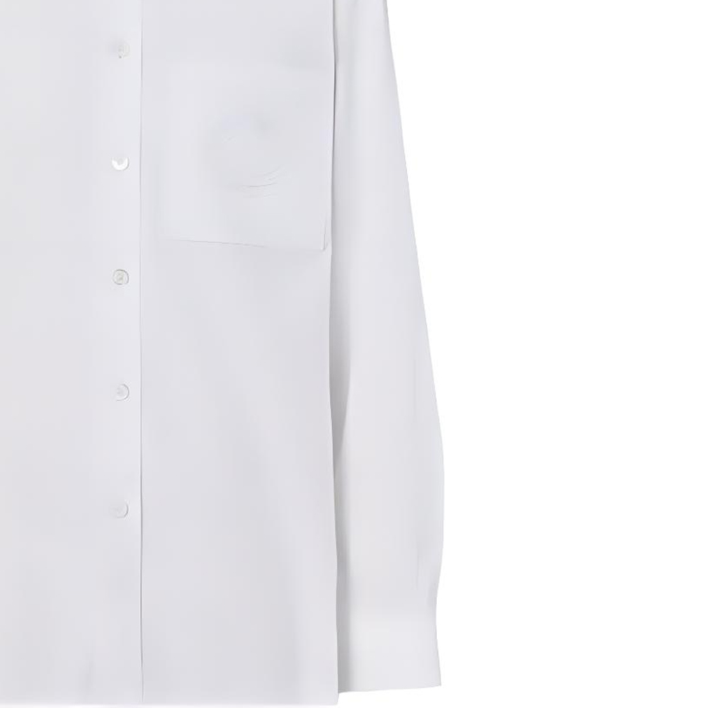 Details for 버버리 FW22 오크 리프 자수 화이트 긴팔 셔츠 80648741