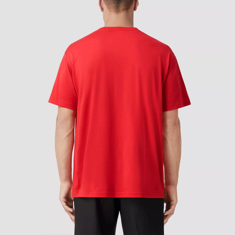 Burberry FW22 Oak Leaf Logo Print Crewneck T-Shirt Men’s Bright Red. 80612901 圖 5