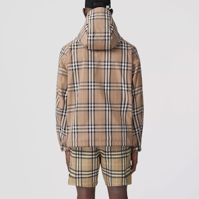 Burberry FW22 Reversible Check Hooded Jacket Khaki Men’s Spring Edition 80544811 Sizing Burberry FW22 Reversible Check Hooded Jacket Khaki Men’s Spring Edition 80544811