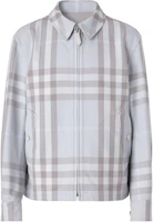 Burberry FW22 Reversible Check Zip-Up Jacket Gray 80509881 Burberry FW22 Reversible Check Zip-Up Jacket Gray 80509881