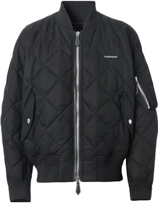 Burberry FW22 Solid Color Logo Casual Cotton Jacket Black 80586041 Buy Burberry FW22 Solid Color Logo Casual Cotton Jacket Black 80586041