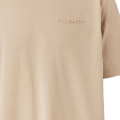 Burberry FW22 純色標誌印花圓領短袖T恤 卡其色 T恤 80651691 Lookbook Burberry FW22 純色標誌印花圓領短袖T恤 卡其色 T恤 80651691