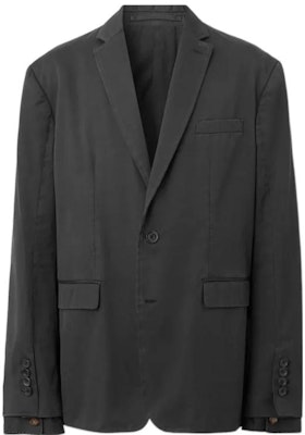 Burberry FW22 Solid Color Single-Breasted Blazer Dark Gray 80610671 Order Burberry FW22 Solid Color Single-Breasted Blazer Dark Gray 80610671