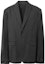 Order Burberry FW22 Solid Color Single-Breasted Blazer Dark Gray 80610671