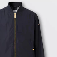 Sizing Burberry FW22 實心標誌領飛行夾克 海軍藍 時尚外套 80616501